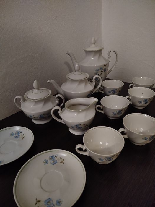 Чайный сервиз Рижский фарфоровый завод. СССР.