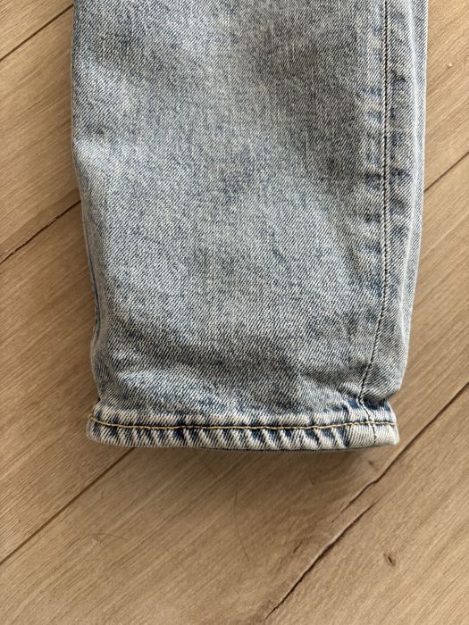 Spodnie slim fit jeansy męskie jasne 32/32