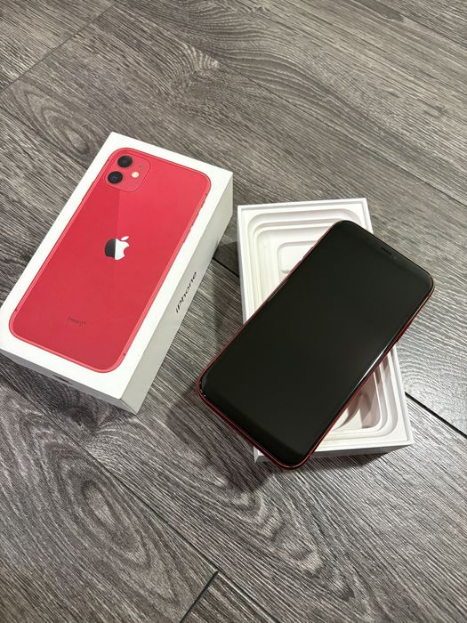 Iphone 11 64gb product red: 5 500 грн. - Смартфони / мобільні