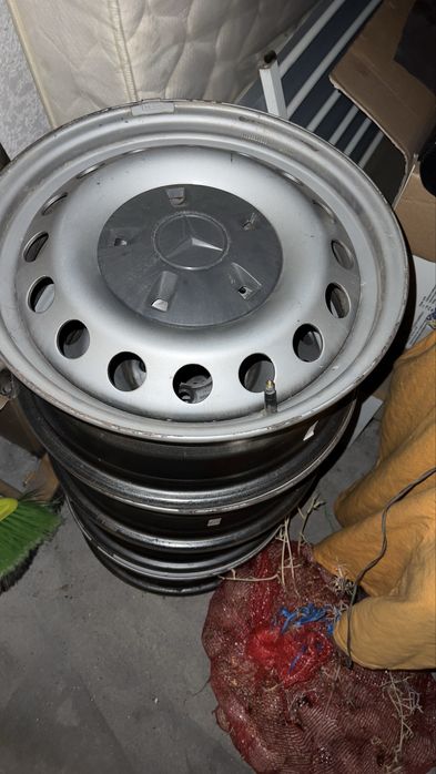 4 Jantes ferro mercedes vito originais