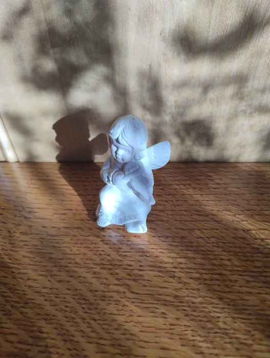 Aniołek figurka gipsowy do pomalowania prezent anioł