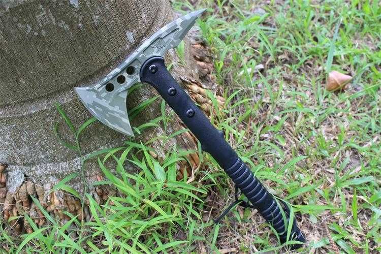 TOPOREK TOPÓR siekiera Tomahawk Survival Nóż Camo 38cm