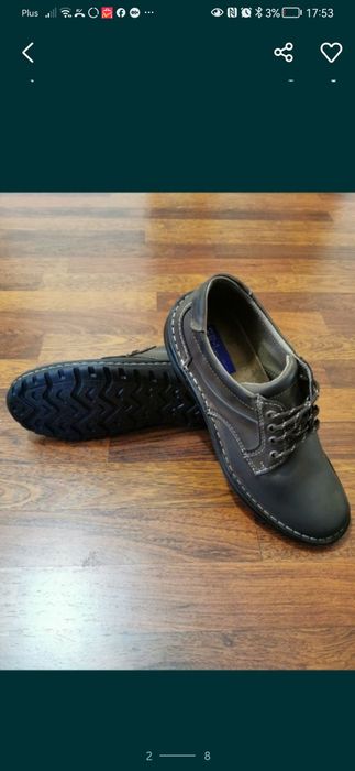 Skórzane Buty Męskie Lekkie Wygodne Comfort