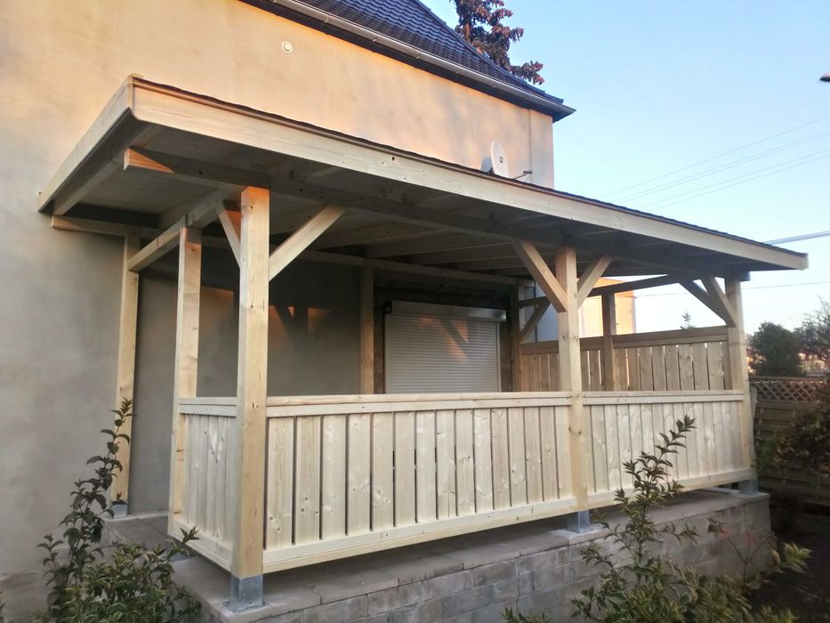 ZADASZENIE tarasu PERGOLA !! NOWA z drewna ALTANA drewniana Pawilon