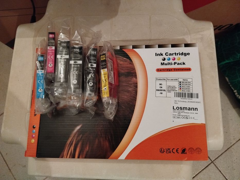 Impressora Canon  MG 5450 + cartuchos