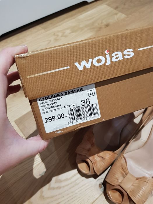 Buty, czółenka wojas rozm 36 stan idealny