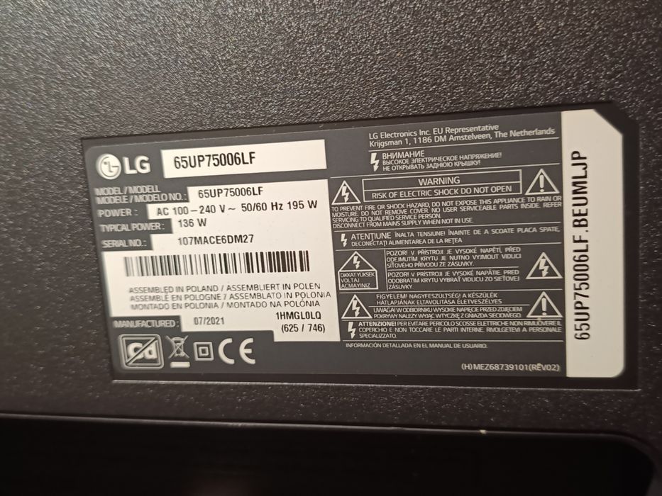 Smart TV LG HDR usada em excelente estado