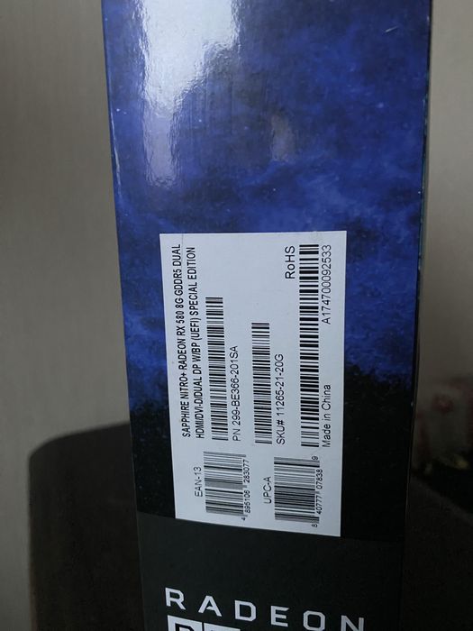 RX 580 8gb sapphire nitro+