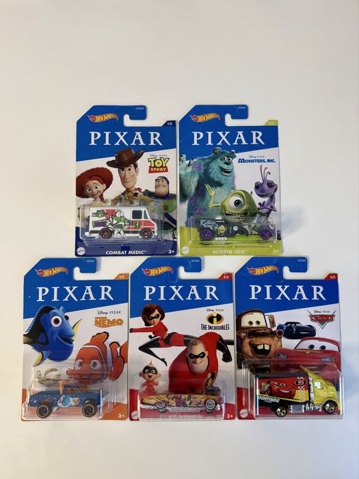 Hot Wheels, Warner Bros, Disney PIXAR, Premium