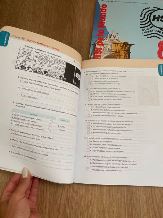 Conjunto caderno arividades 8