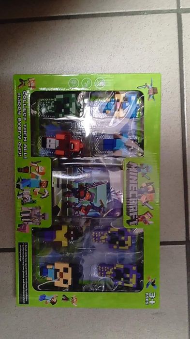 Zestaw figurek Minecraft – kolekcja postaci 3+