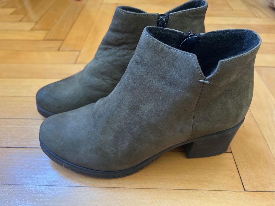 Buty damskie, nubuk