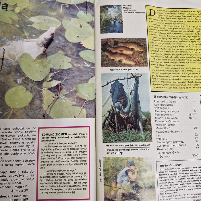 Wiadomości Wędkarskie 5/1991 | REKORDY POLSKI 1990 | Olsztyn 91