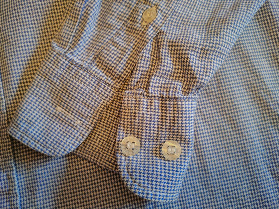 Męska koszula, niebieska Lee Cooper, Oryginalna, casual