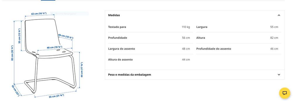 Cadeira Tobias (IKEA)
