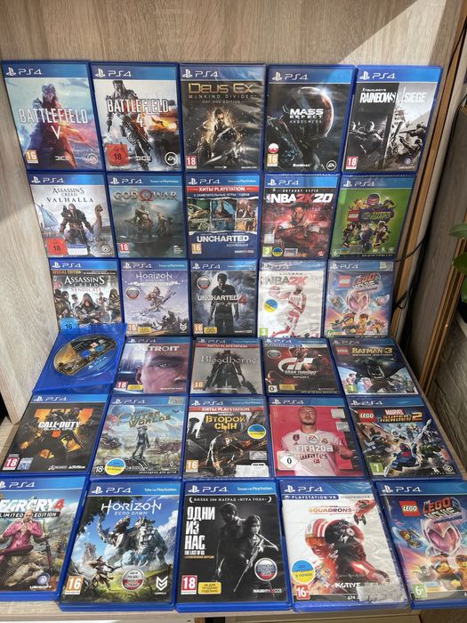 Продам диски для ps4 ігри для ps4