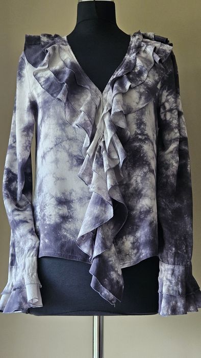 100% silk jedwab Guess Jeans bluzka rozmiar L