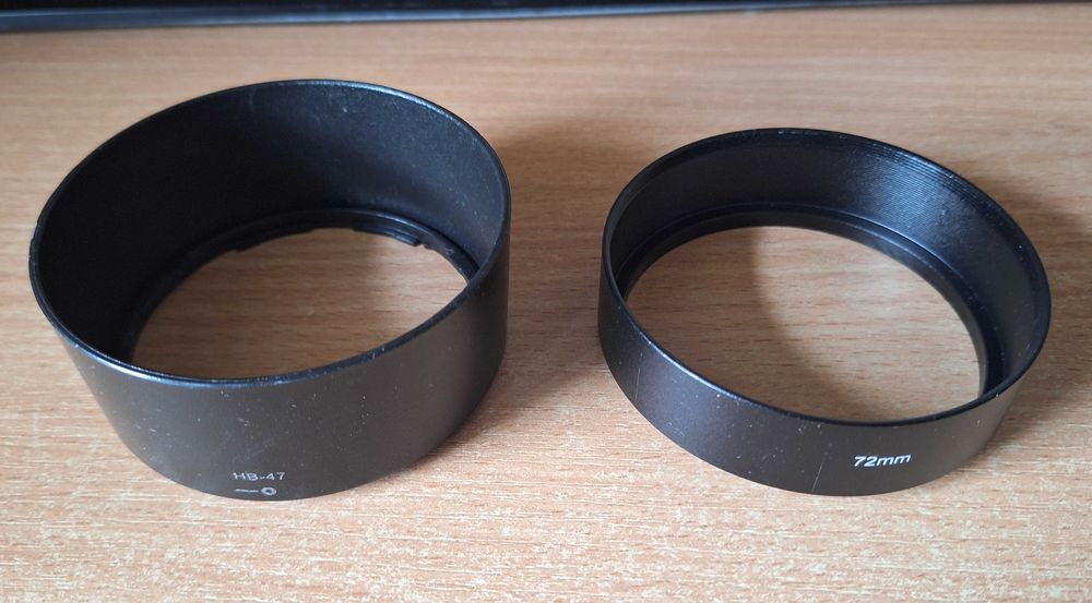 Бленда об'єктиву 52 та 72 мм