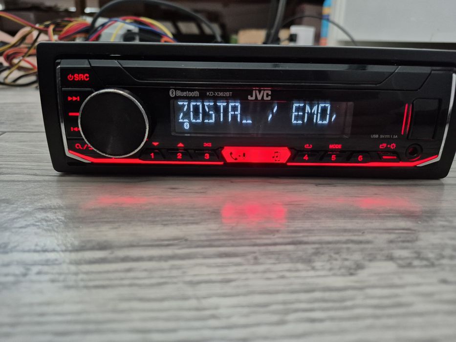 Radio samochodowe JVC 4x50W BLUETOOTH,SPOTIFY,USB,AUX,RDS + gratis