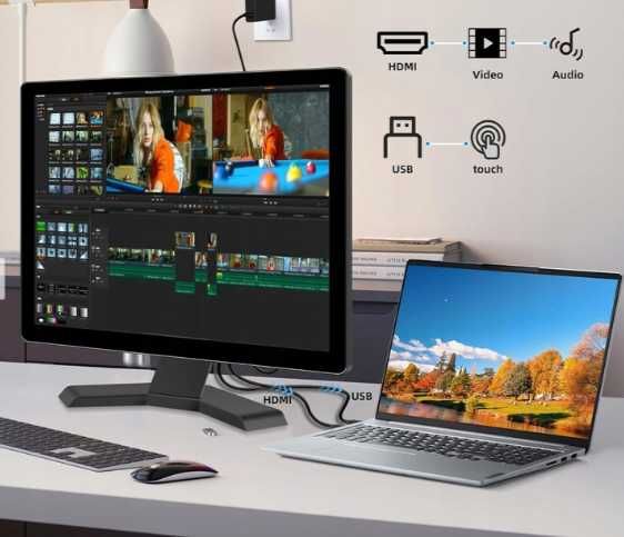 Monitor LCD Thinlerain dotykowy 17 cali