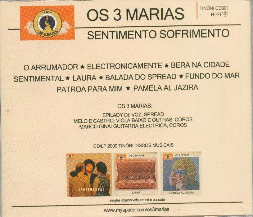 Os 3 Marias - Sentimento Sofrimento