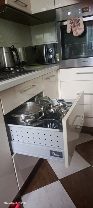 Meble kuchenne, połysk, AGD