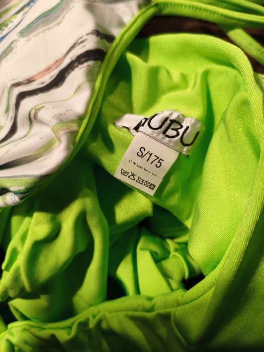 Kostium strój kąpielowy jednoczęściowy Vubu neonowy fluo S