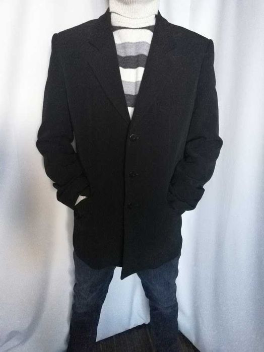 Чоловічий чорний пиджак LEGION Headwear Collection. Розмір 50