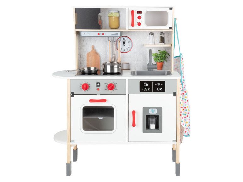 PLAYTIVE® Дерев'яна кухня для гри з аксесуарами