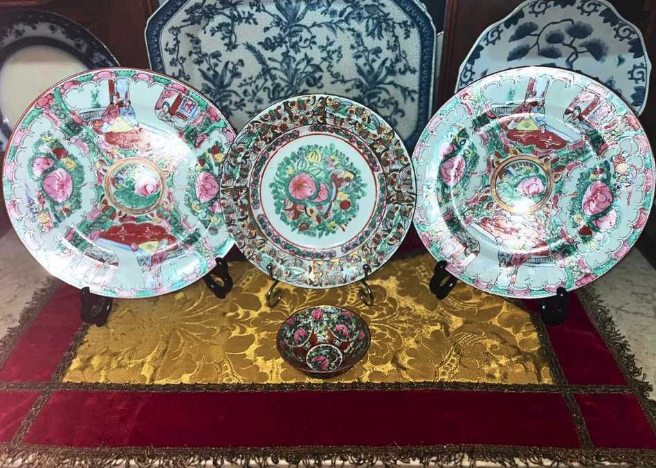 Conjunto de 3 pratos orientais – Macau
