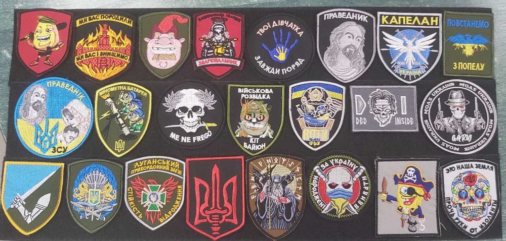 нашивки група крові, позивні, іменні на замовлення від 40 грн.