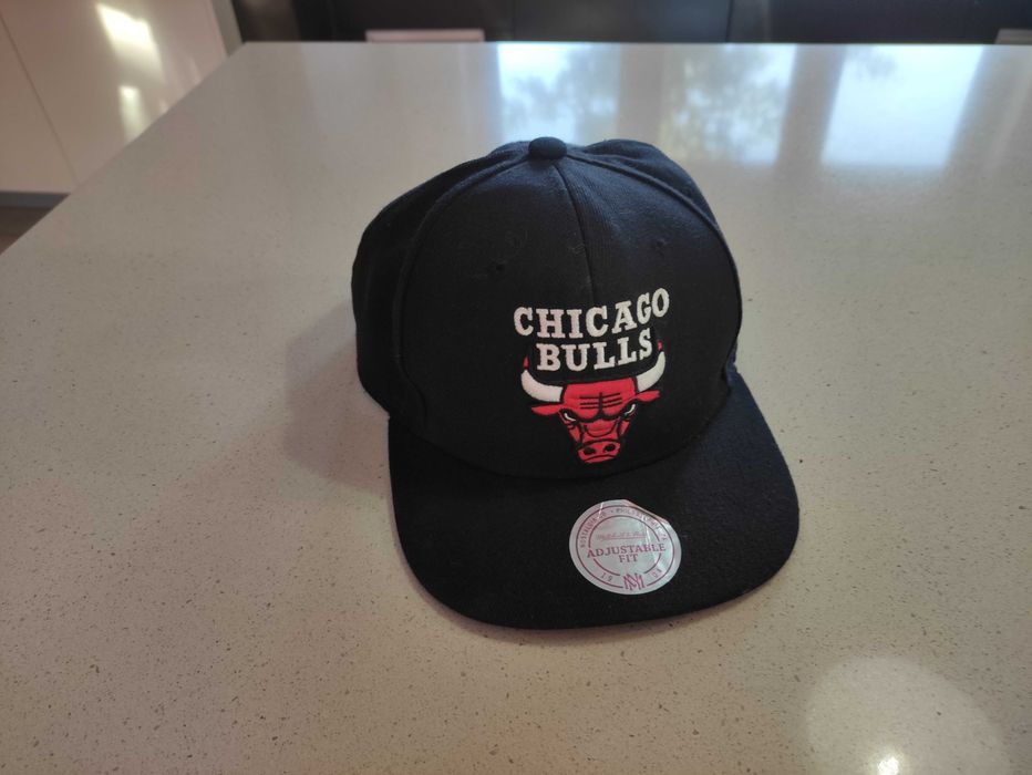 Czapka z daszkiem bejsbolówka Snapback Chicago Bulss NBA Mitchell&Ness