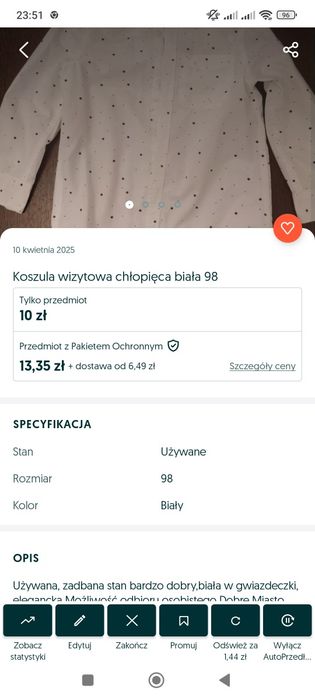 Body bodziak 80 synek taty
