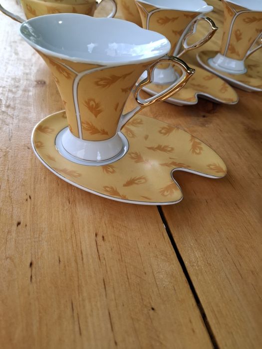 Włoski serwis porcelanowy Gambini Studio - serie Alessandra | 24 CT Gold