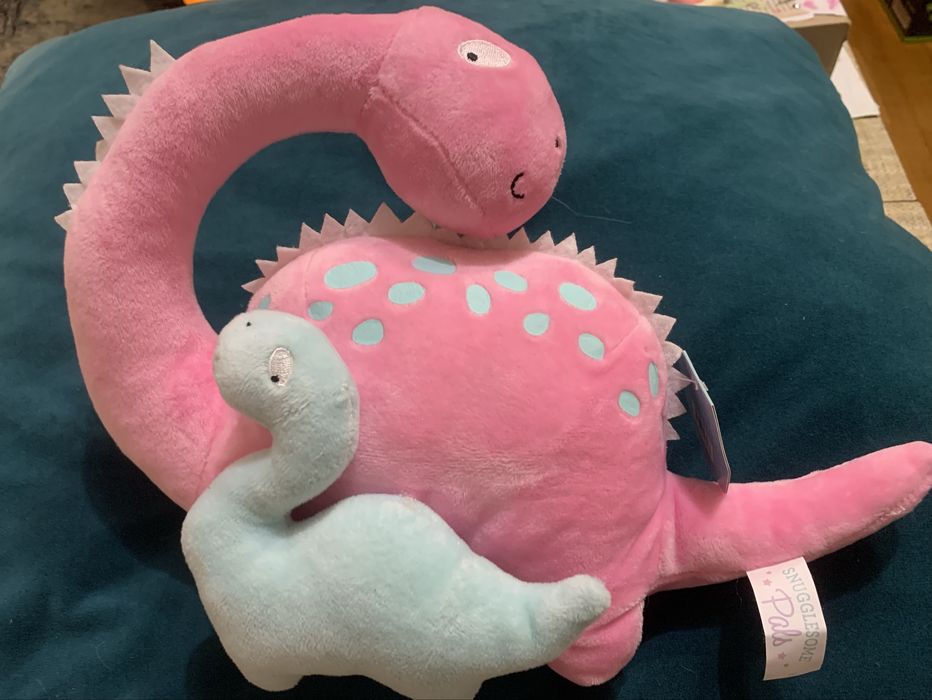 Мʼяка іграшка Подвійний динозаврик