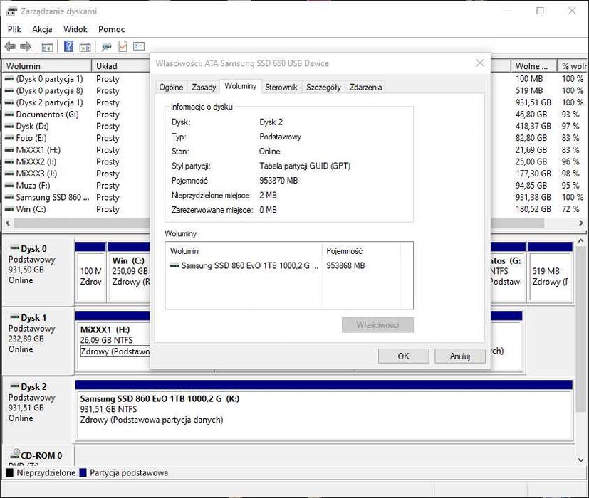 SSD 1TB Samsung 860 EvO