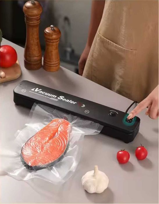 Вакуумный упаковщик 2в1 для еды + пакеты | Мощный вакууматор для дома