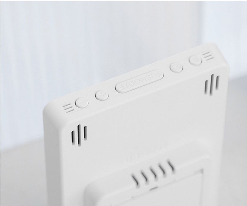 Budzik zegar elektroniczny LED cyfrowy stojący alarm termometr USB