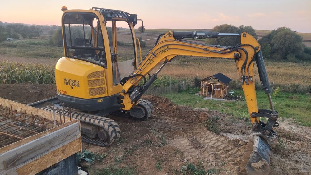 Koparka Wacker Neuson EZ28 2014r gąsienicowa Waga 2700kg