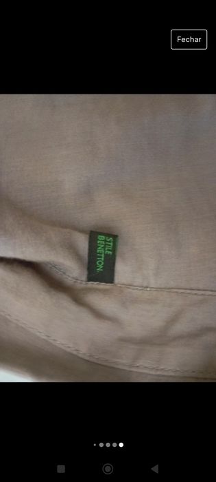 Blusa cinza da Benetton