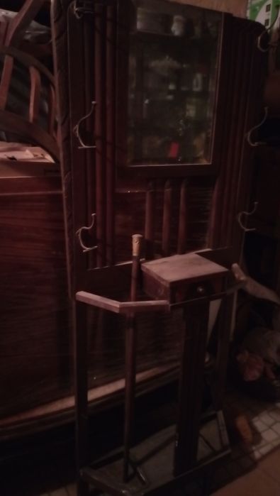 Cabide antigo + bengala