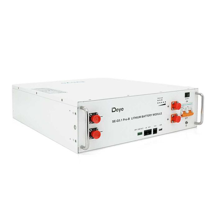 Deye SE-G5.1 Pro-B | 5,12 кВт·год | Акумулятор LiFePO4 | В наявності