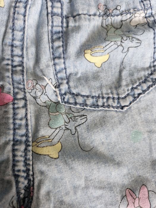 Spodenki jeansowe roz. 74