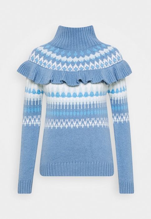 Sweter damski golf z falbaną Who What Wear 36