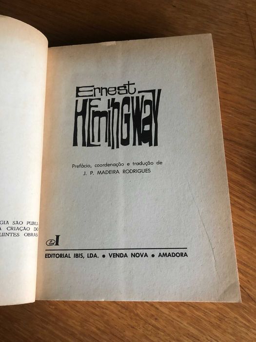 Antologias de Autores Famosos    ERNEST HEMINGWAY