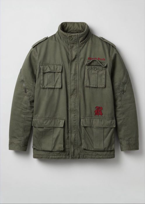 Jaqueta Rough Soul RGS12 Save The Queen Militar Verde