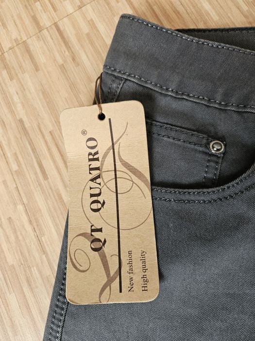 Spodnie męskie szare