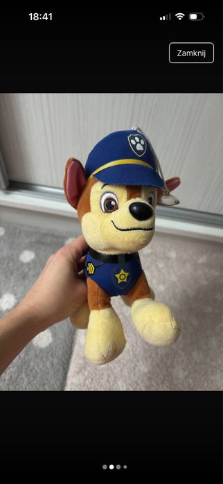 Maskotka pluszak pies piesek chase psi patrol