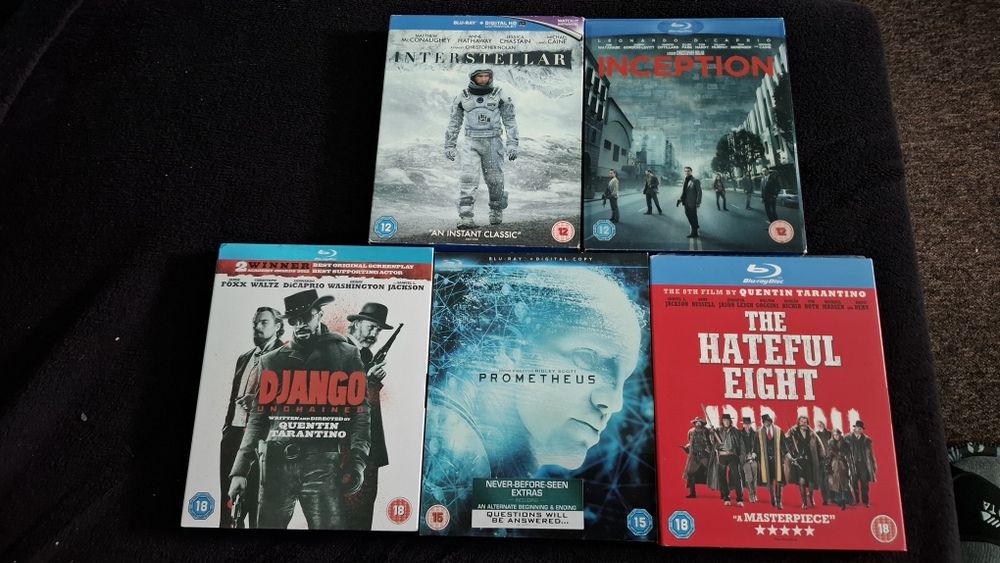 Zestaw 5 filmów na blue ray