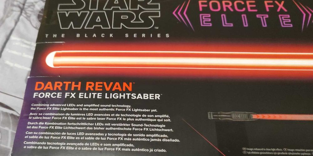 Новий Світловий Меч Hasbro Star Wars FX Elite DARTH REVAN Black Series